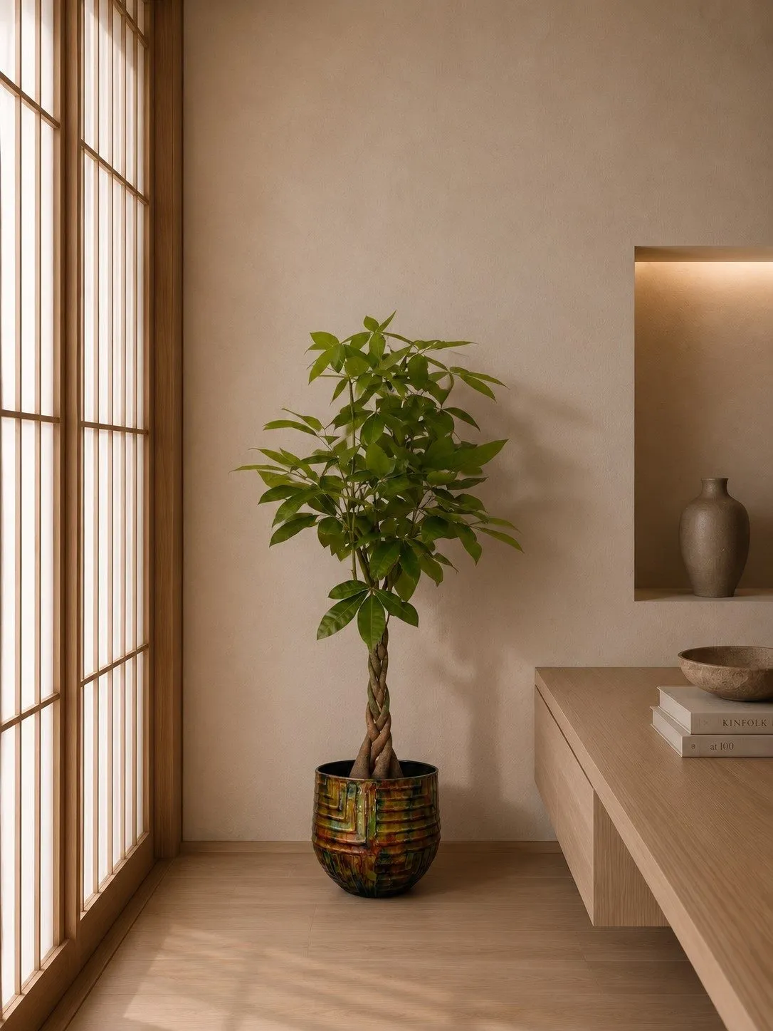 Pachira Aquatica (Geldboom) - 140 cm