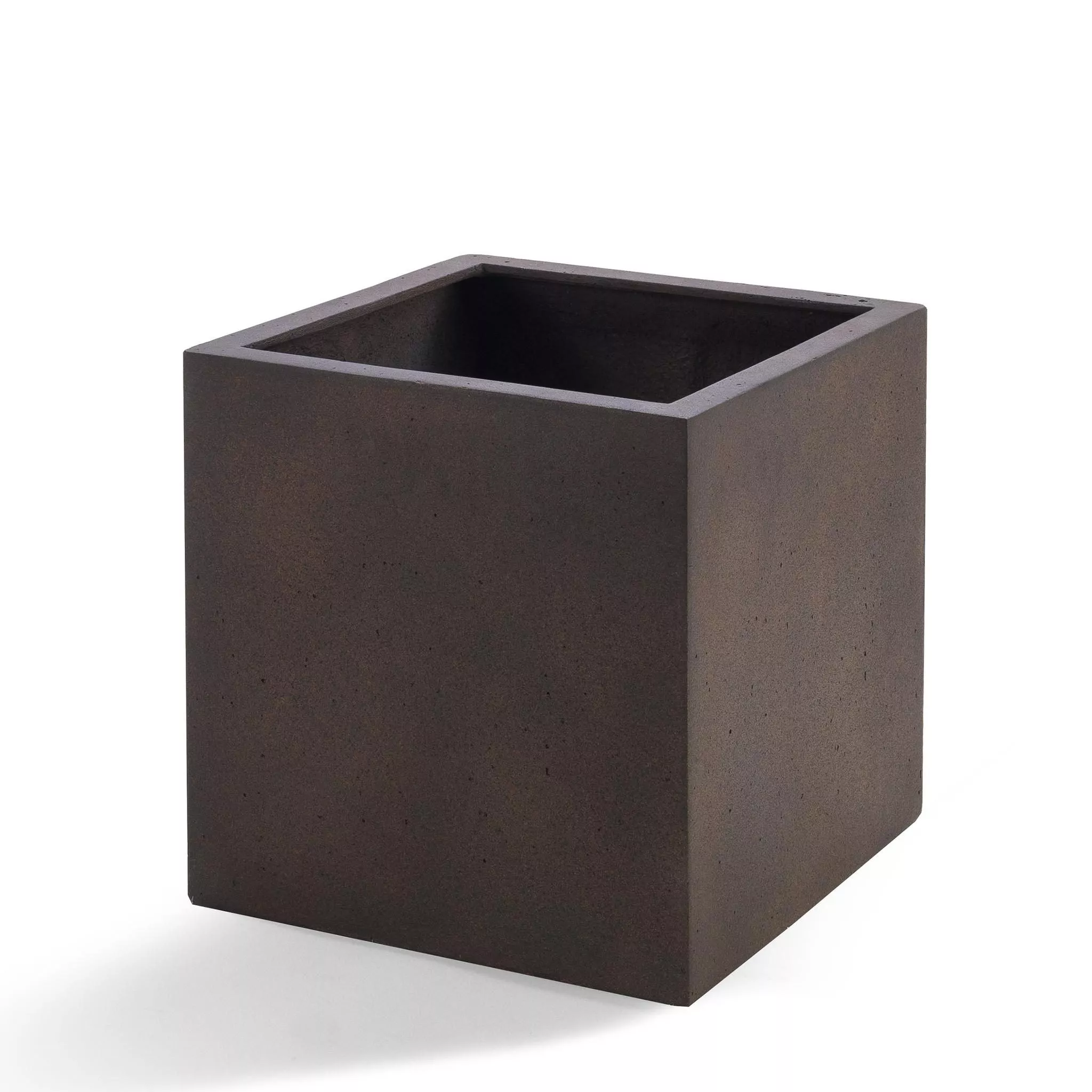 Pot Grigio Cube Rusty Iron