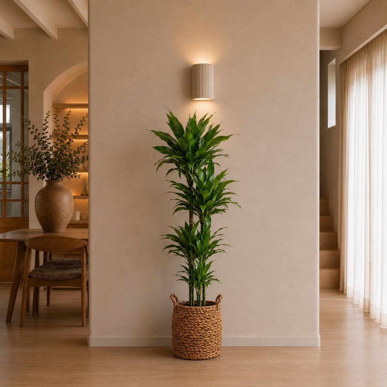 Dracaena Janet Lind vertakt - 120 cm Dracaena Janet Lind vertakt - 120 cm