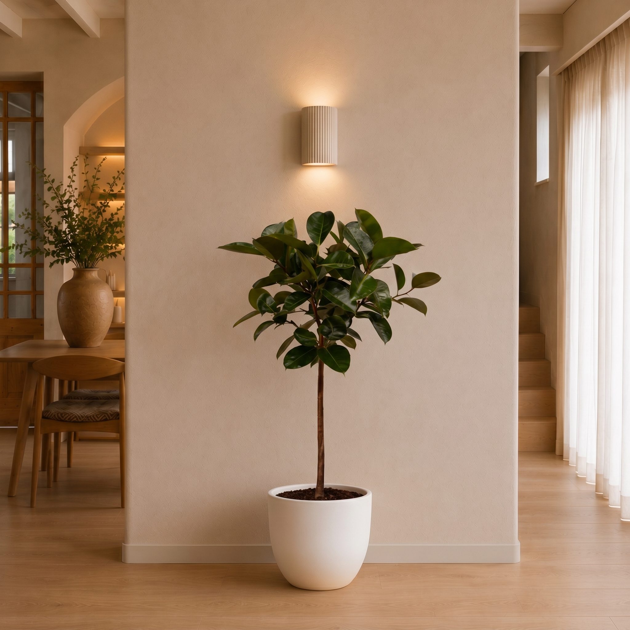 Ficus Elastica Robusta stam - 130 cm Ficus Elastica Robusta stam - 130 cm