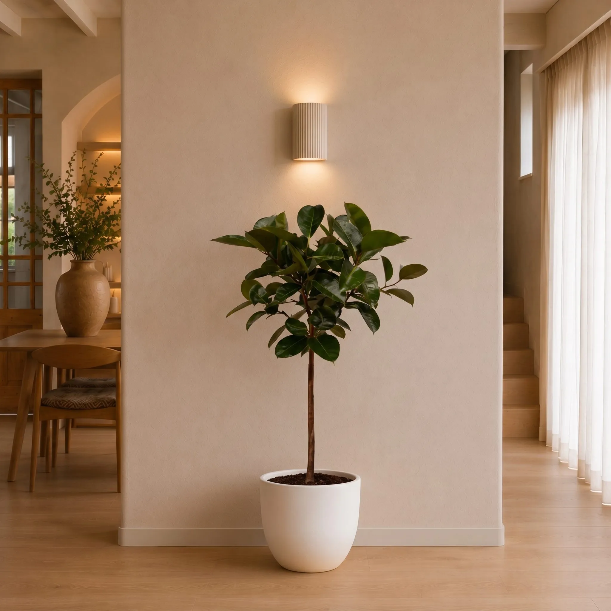 Ficus Elastica Robusta stam - 130 cm Ficus Elastica Robusta stam - 130 cm