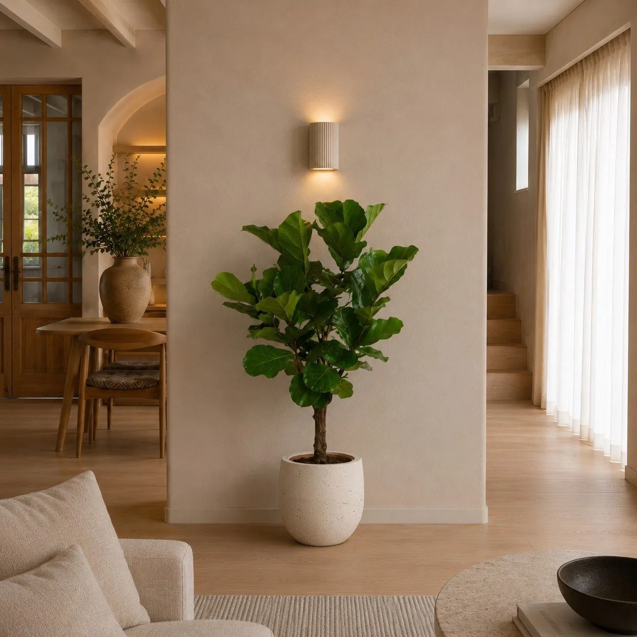 Ficus Lyrata vertakt - 130 cm Ficus Lyrata vertakt - 130 cm