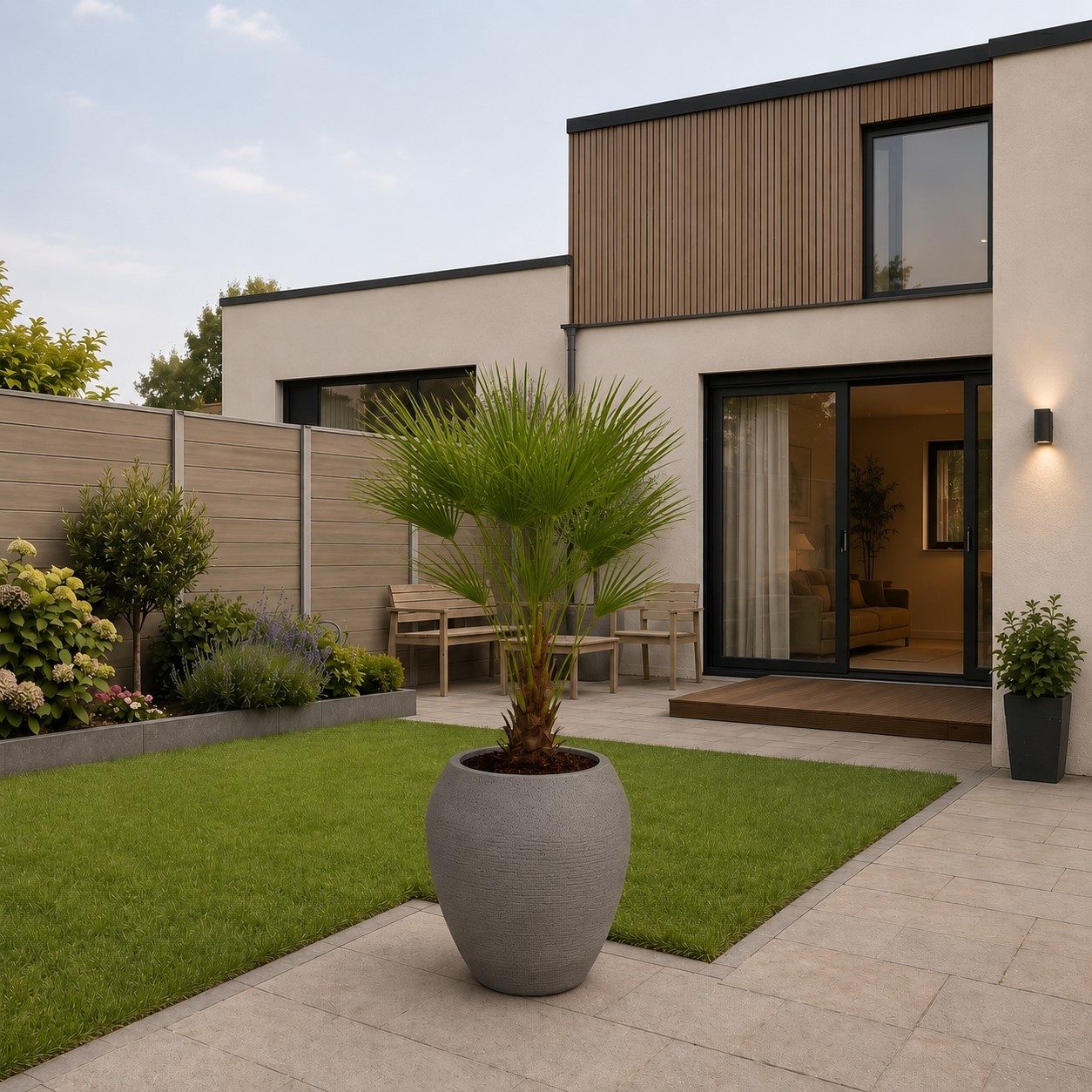Chamaerops Humilis op stam – 160 cm