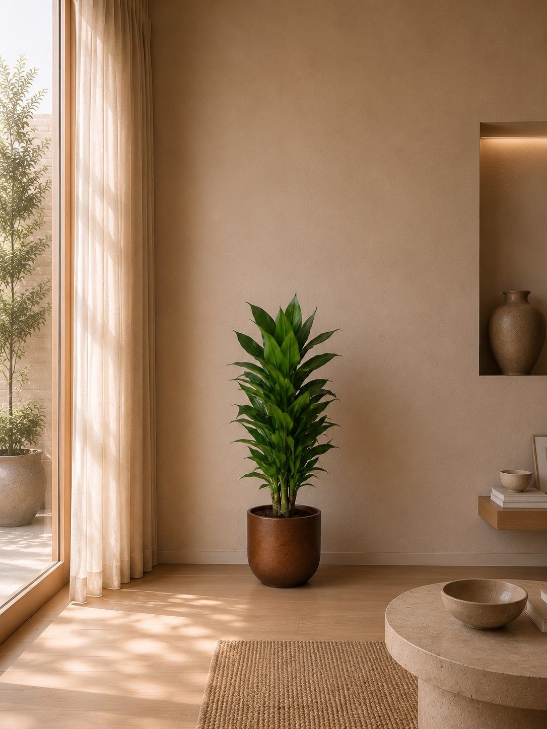 Dracaena Janet Lind vertakt - 110 cm