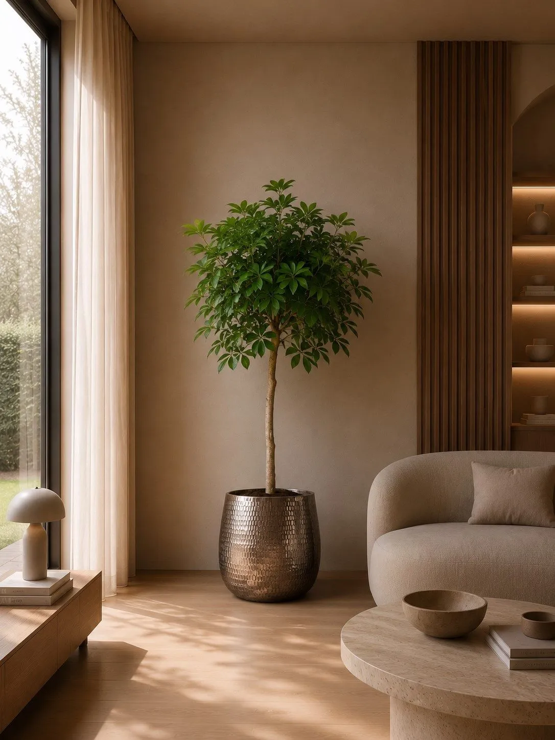 Schefflera (Vingerplant) op stam - 170 cm
